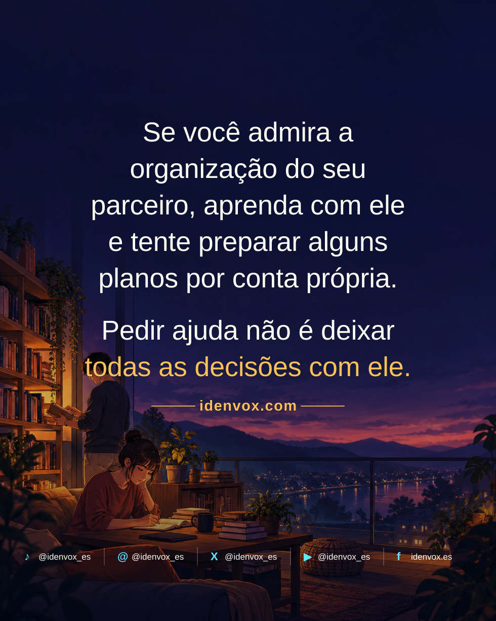 Às vezes buscamos no outro o que sentimos que nos falta