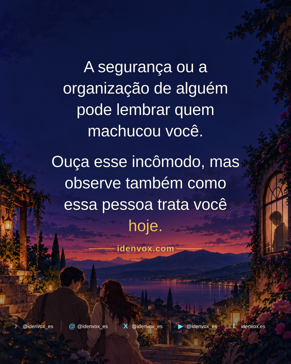 Podemos rejeitar pessoas boas porque nos lembram de quem nos fez mal