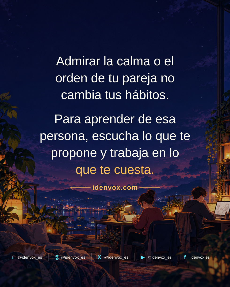 Elegir una pareja con habilidades que te faltan es solo el comienzo