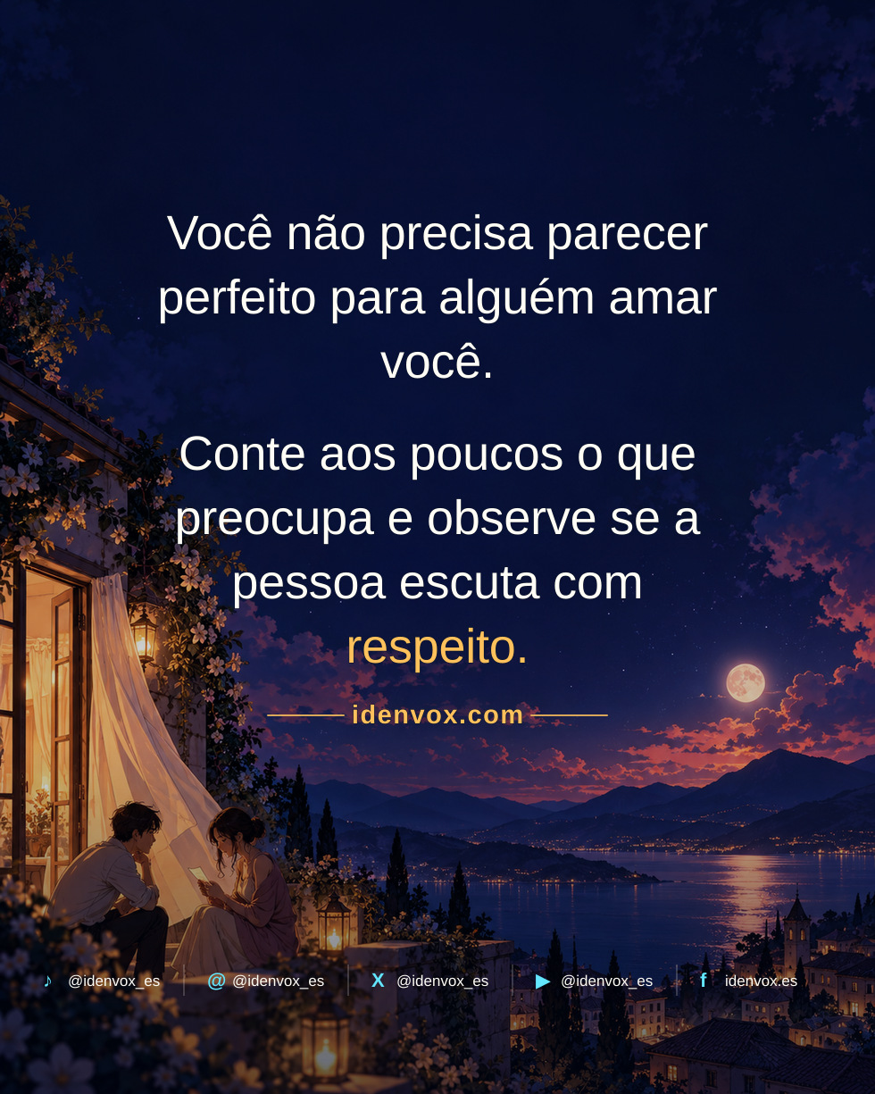 Ser amado de verdade também pode dar medo