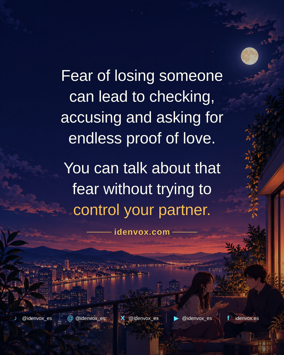 Fear of Losing a Relationship Can Damage It