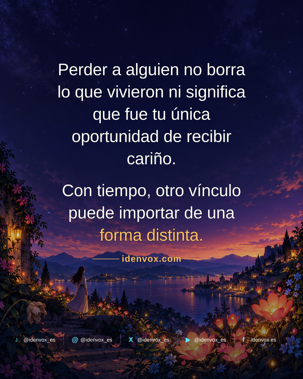 Lo que amas de una persona también puede existir en otras