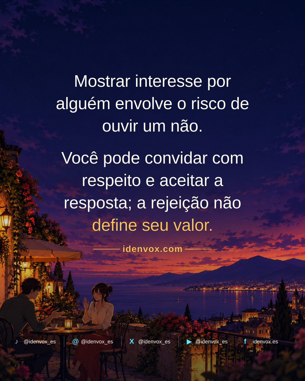O medo de passar vergonha pode nos afastar do amor