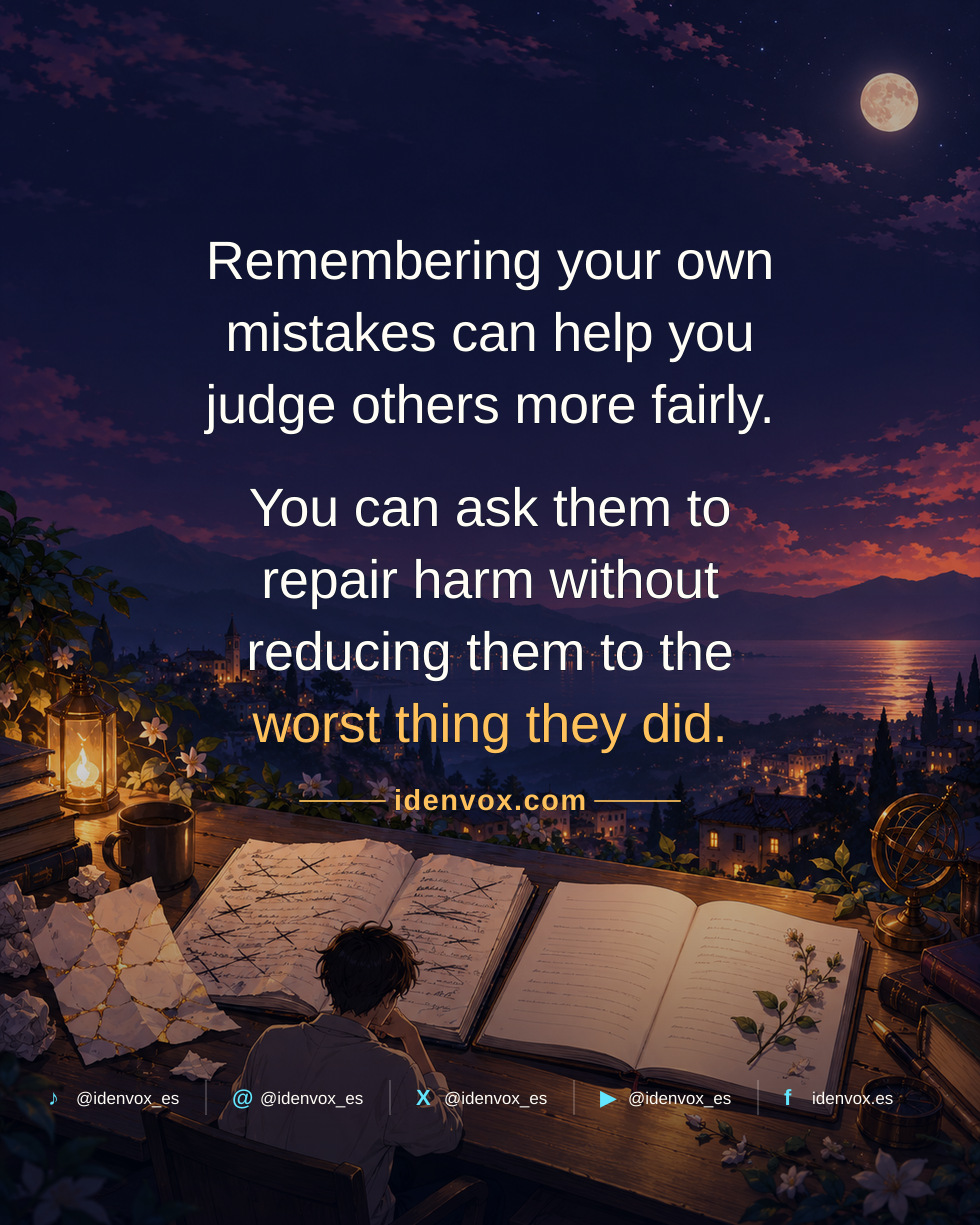 Owning Our Mistakes Changes How We Judge Others
