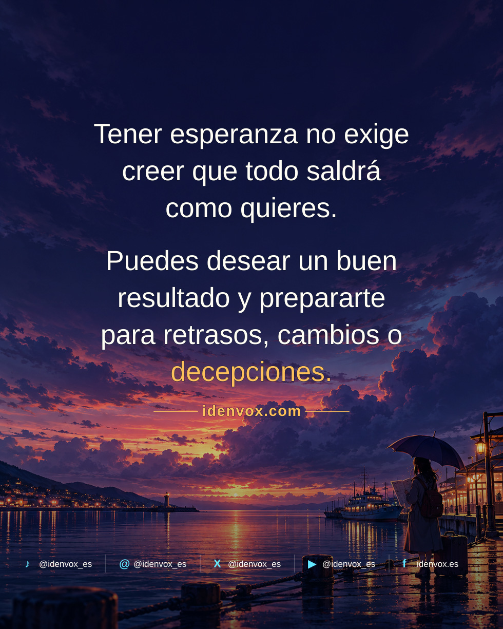 El optimismo excesivo puede hacer más difíciles las decepciones