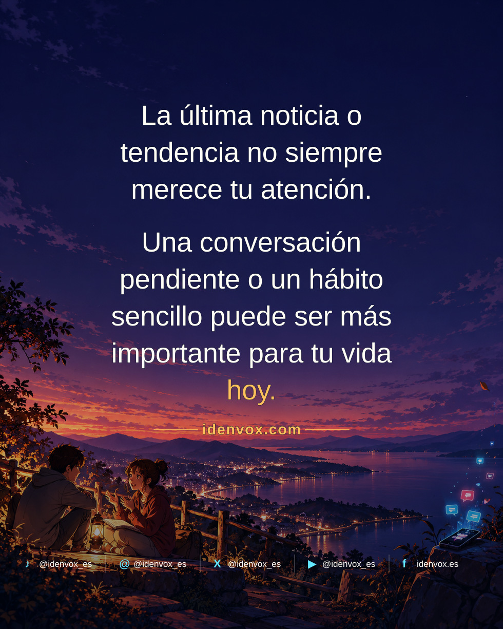 Lo más nuevo no siempre es lo más importante