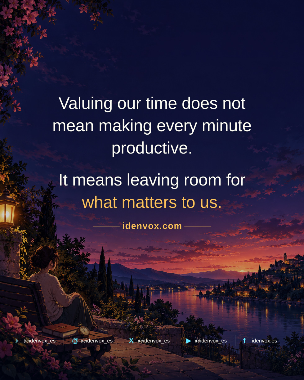 How to Make Time for What Matters Without Rushing