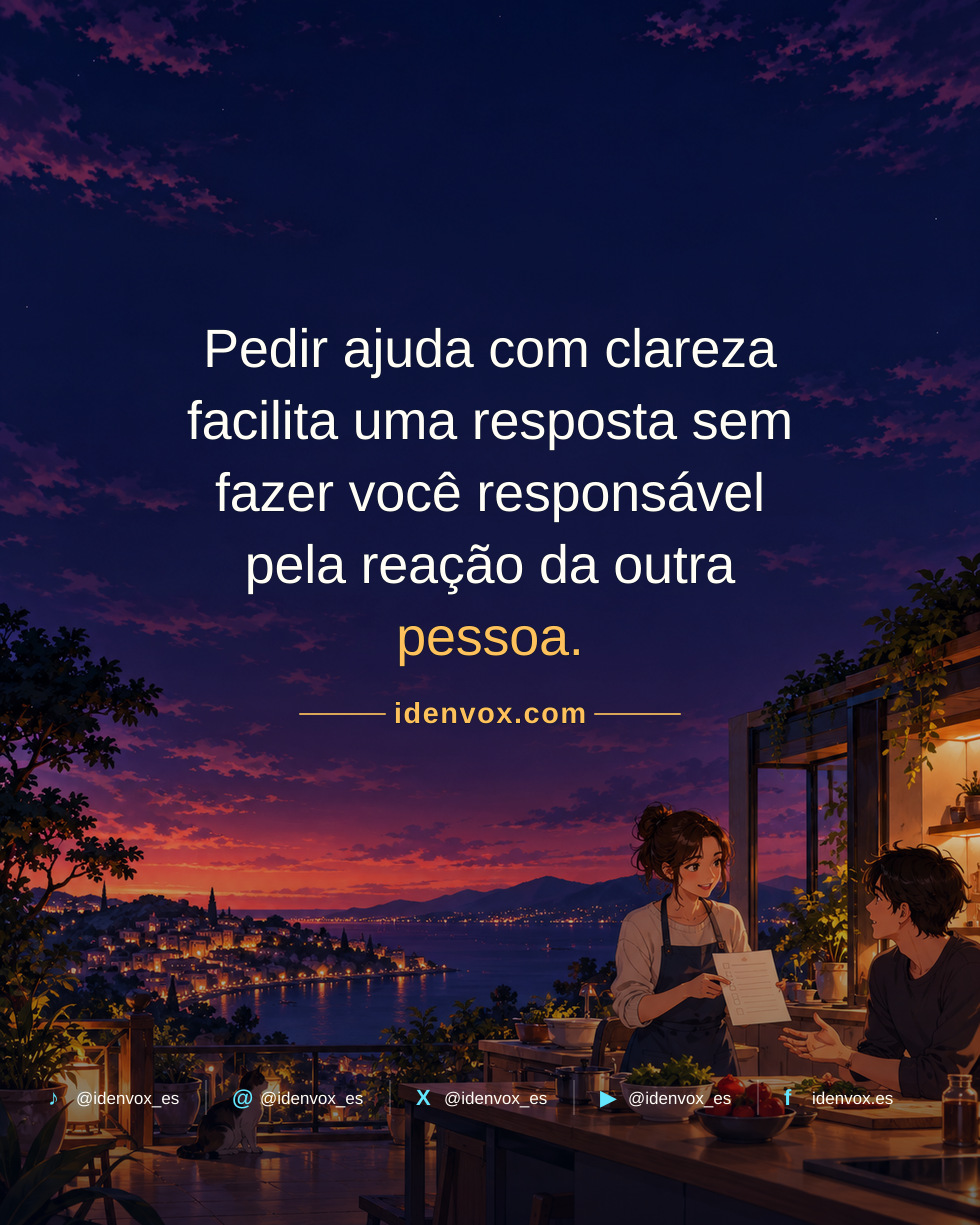 Quando você precisa de ajuda, indiretas podem não bastar